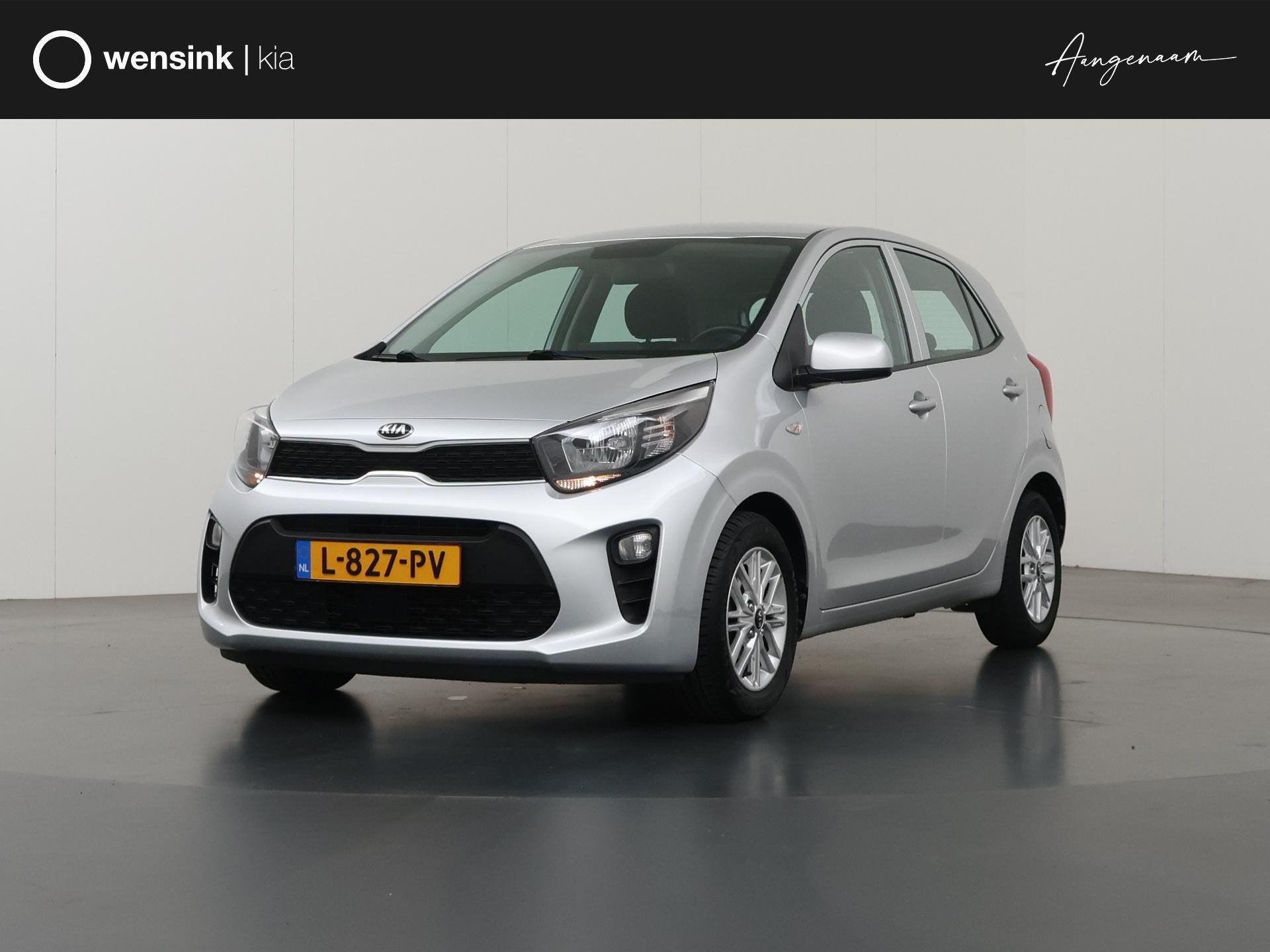 Kia Picanto 1.0 DPi DynamicLine Automaat | Cruise Control |, Auto's, 877 kg, Stof, Gebruikt, 4 stoelen