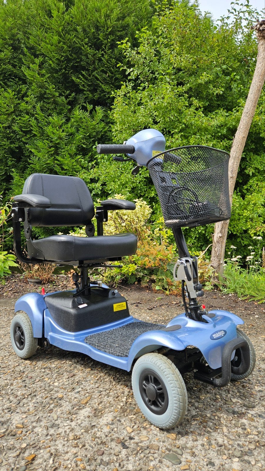 Mango Cat4 opvouwbare/deelbare reis scootmobiel, Ophalen, Inklapbaar, Zo goed als nieuw, Elektrische rolstoel