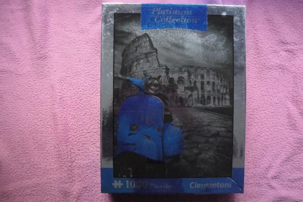 CLEMENTONI PLATINUM COLLECTION PUZZLE  1.000st. 3.50euro., Ophalen of Verzenden, 500 t/m 1500 stukjes, Zo goed als nieuw, Legpuzzel