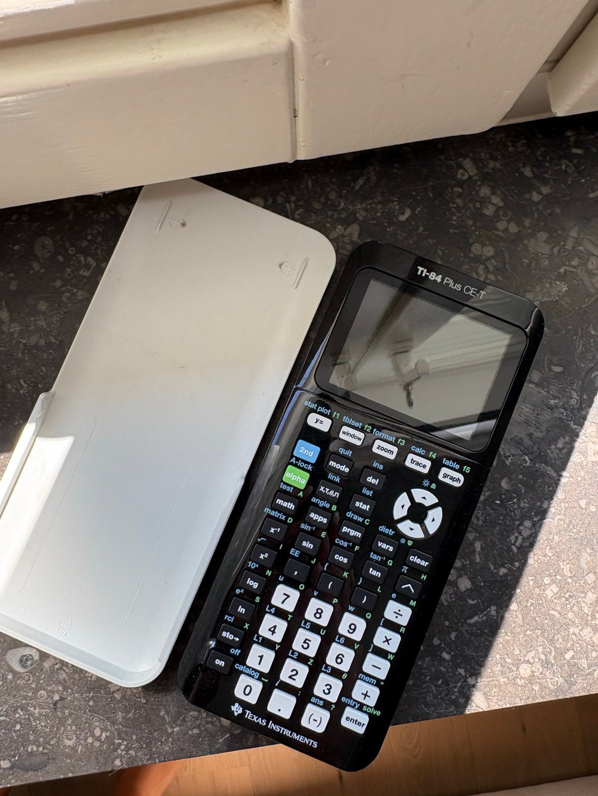 TI-84 plus CE-T Grafische rekenmachine, Ophalen, Grafische rekenmachine, Zo goed als nieuw