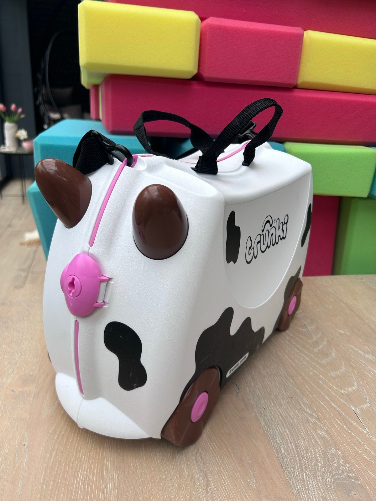 Trunki kinderkoffer koe - Handige en leuke reiskoffer, Ophalen, Gebruikt