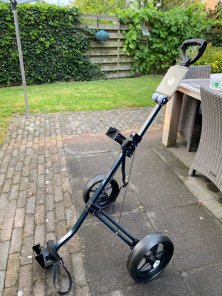 Leisure Golfkar met ballenhouder en scorehouder, Ophalen, Gebruikt, Golfkar, Overige merken