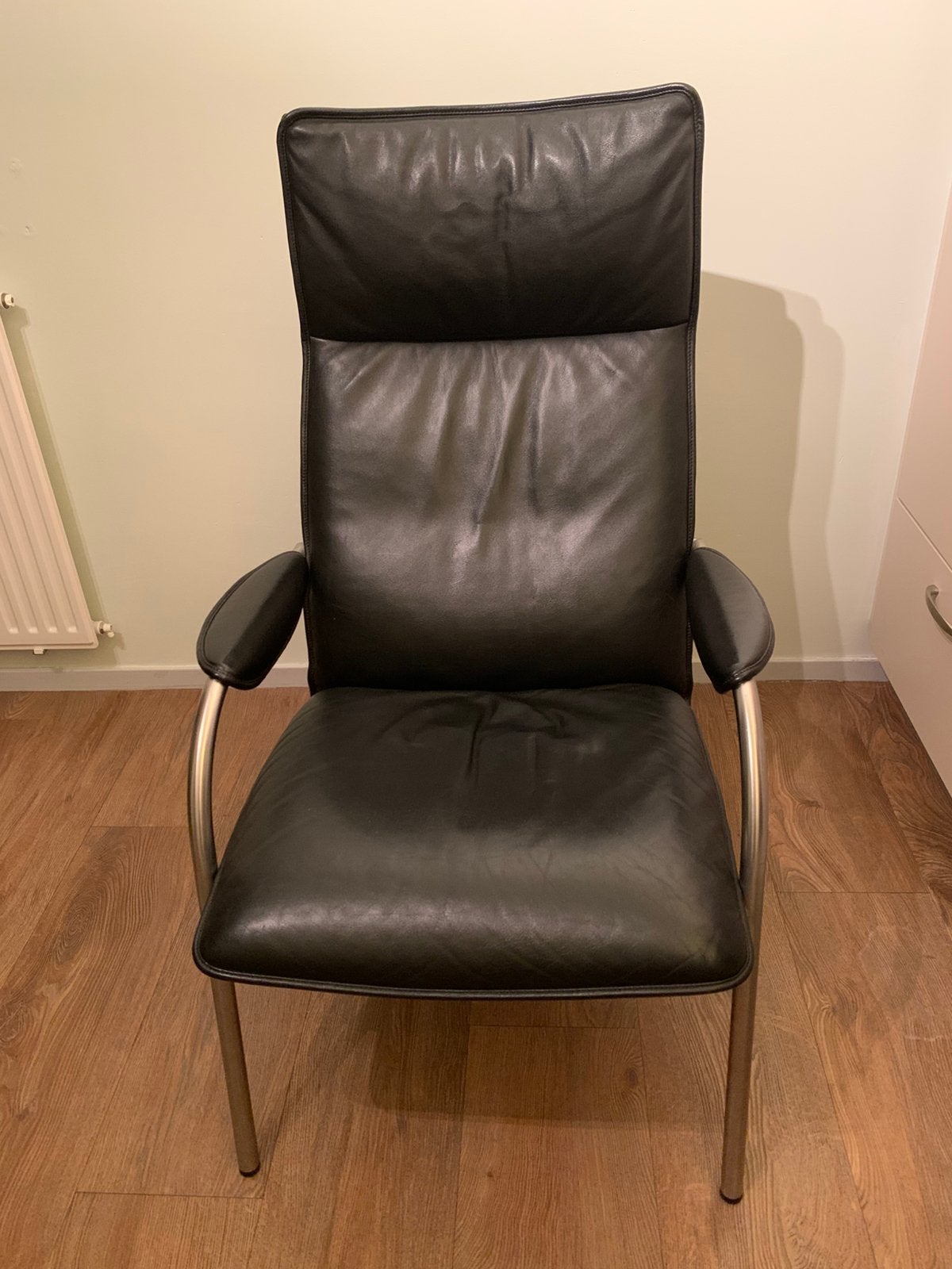 De Sede ds 270 fauteuil zwart, Ophalen, 75 tot 100 cm, Zo goed als nieuw, Metaal
