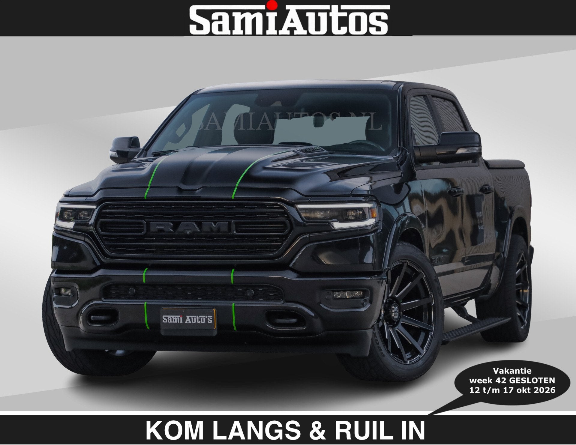 Dodge Ram LIMITED 5.7 V8 HEMI | TOP STAAT | €59950,- excl, Auto's, Automaat, Dealer onderhouden, Gebruikt, 5654 cc