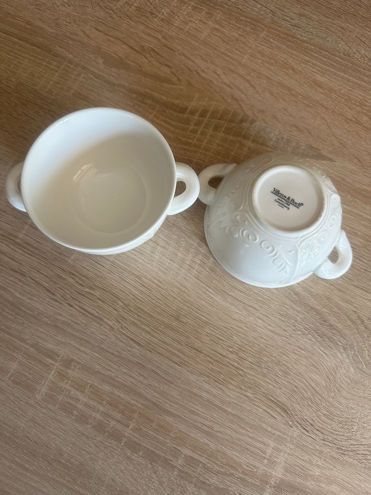 2 Villeroy & Boch dessert schaaltjes of soepkommen - 2 stuks, Klassiek, Villeroy & Boch, Ophalen of Verzenden, Zo goed als nieuw