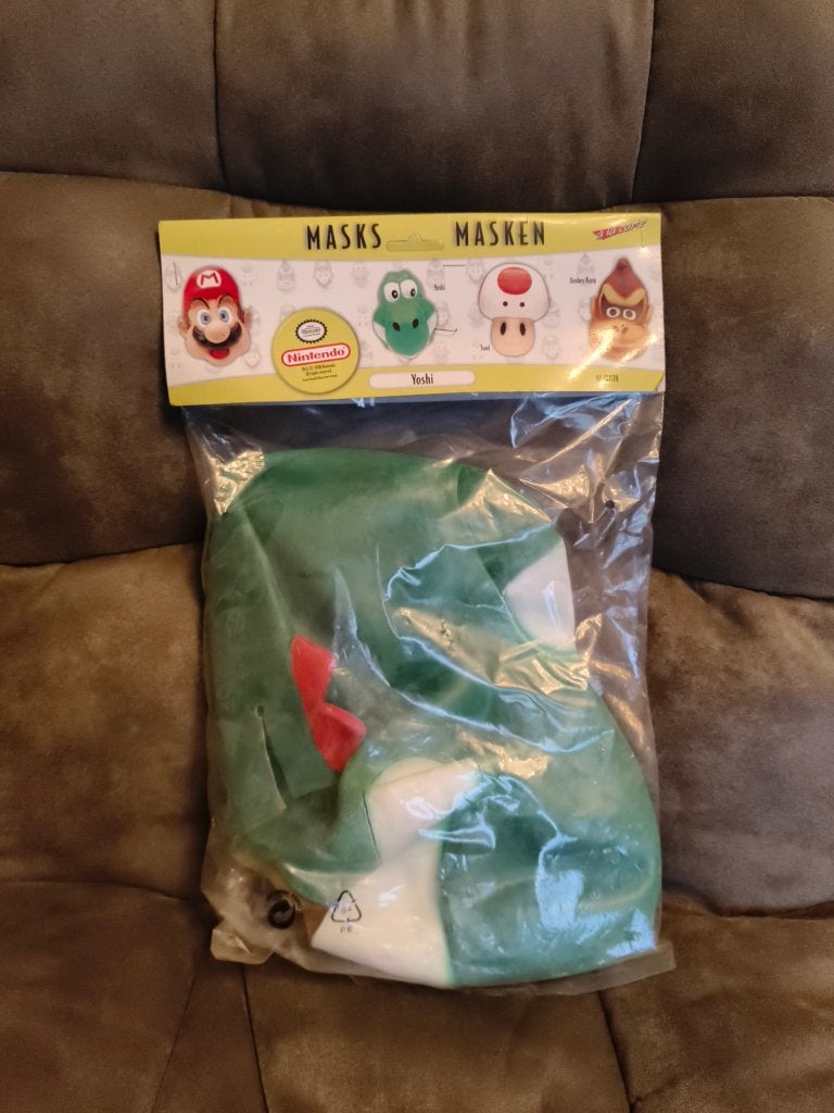 vintage 1998 Nintendo Yoshi masker - NIEUW, 1 speler, Ophalen of Verzenden, Nieuw, Vanaf 12 jaar