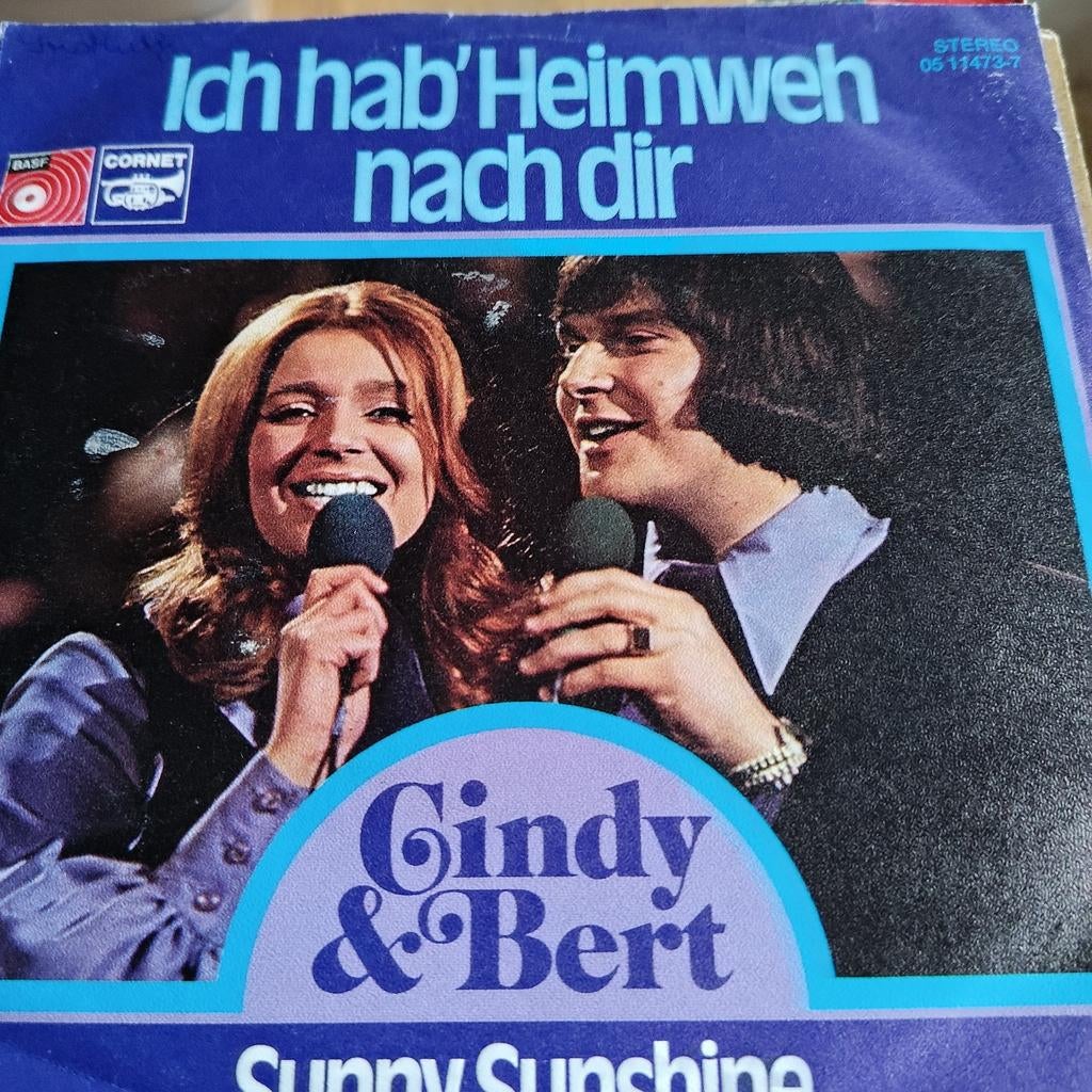 Cindy & Bert - Ich hab' Heimweh nach dir (Single), Cd's en Dvd's, Vinyl Singles, Gebruikt, 7 inch, Ophalen of Verzenden