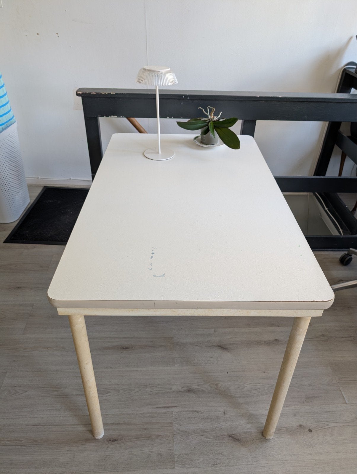 Stevige tafel 109x68 h75, Huis en Inrichting, Tafels | Eettafels, Ophalen, Gebruikt, 100 tot 150 cm, 50 tot 100 cm