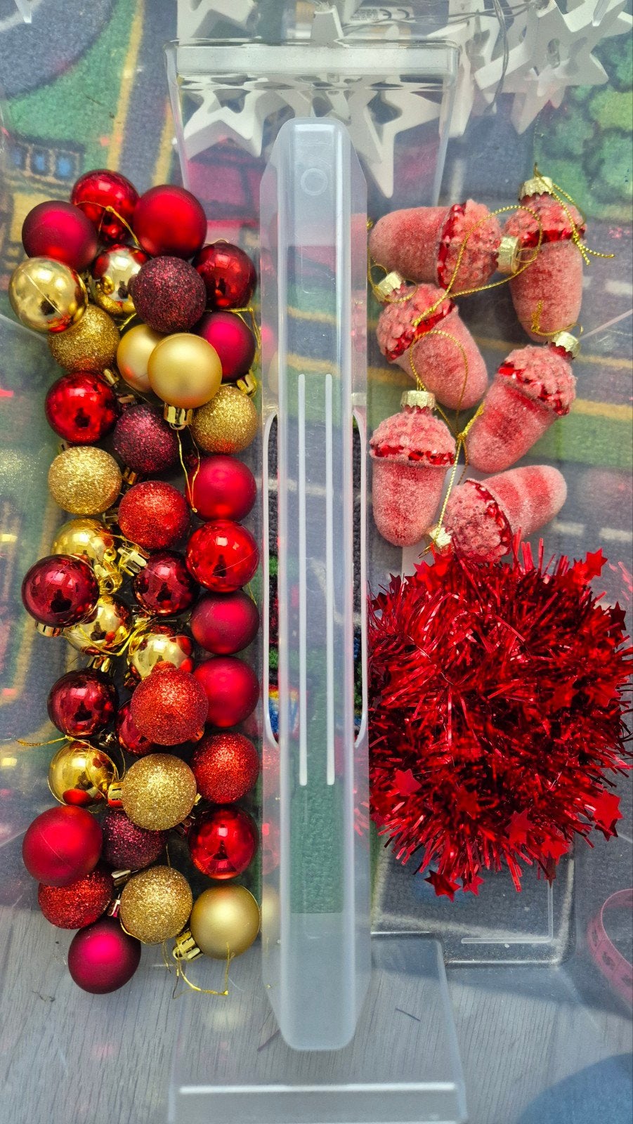 Kerstversiering rood/goud, Ophalen of Verzenden