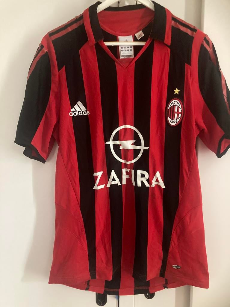 ac Milan football shirt, Verzamelen, Sportartikelen en Voetbal, Ophalen of Verzenden, Zo goed als nieuw, Buitenlandse clubs, Shirt