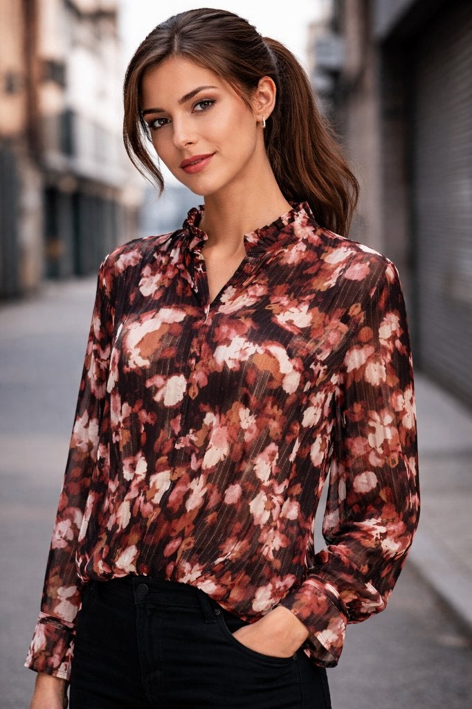 Dames blouse zwart goud, TwoDay maat XL 42, Twoday, Zwart, Maat 42/44 (L), Ophalen of Verzenden