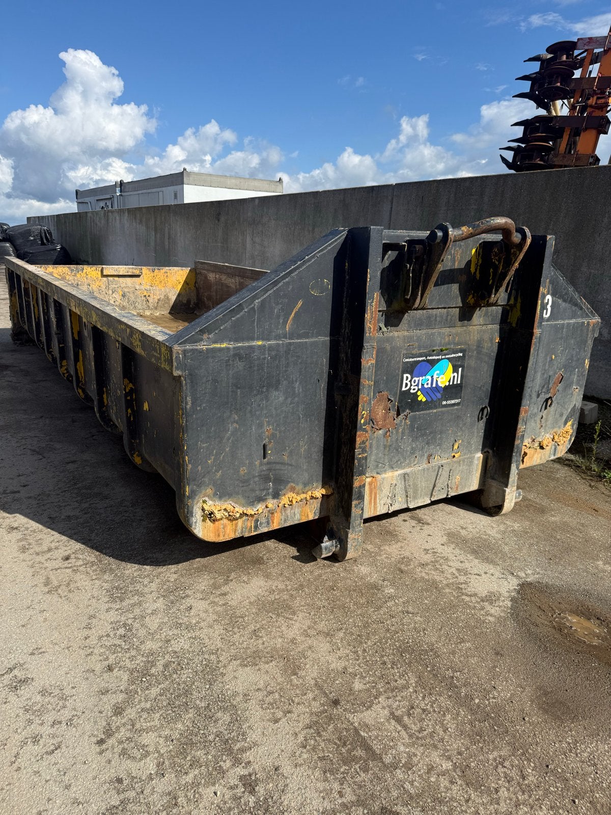 Haakarm container 10 kuub, Zakelijke goederen, Ophalen of Verzenden