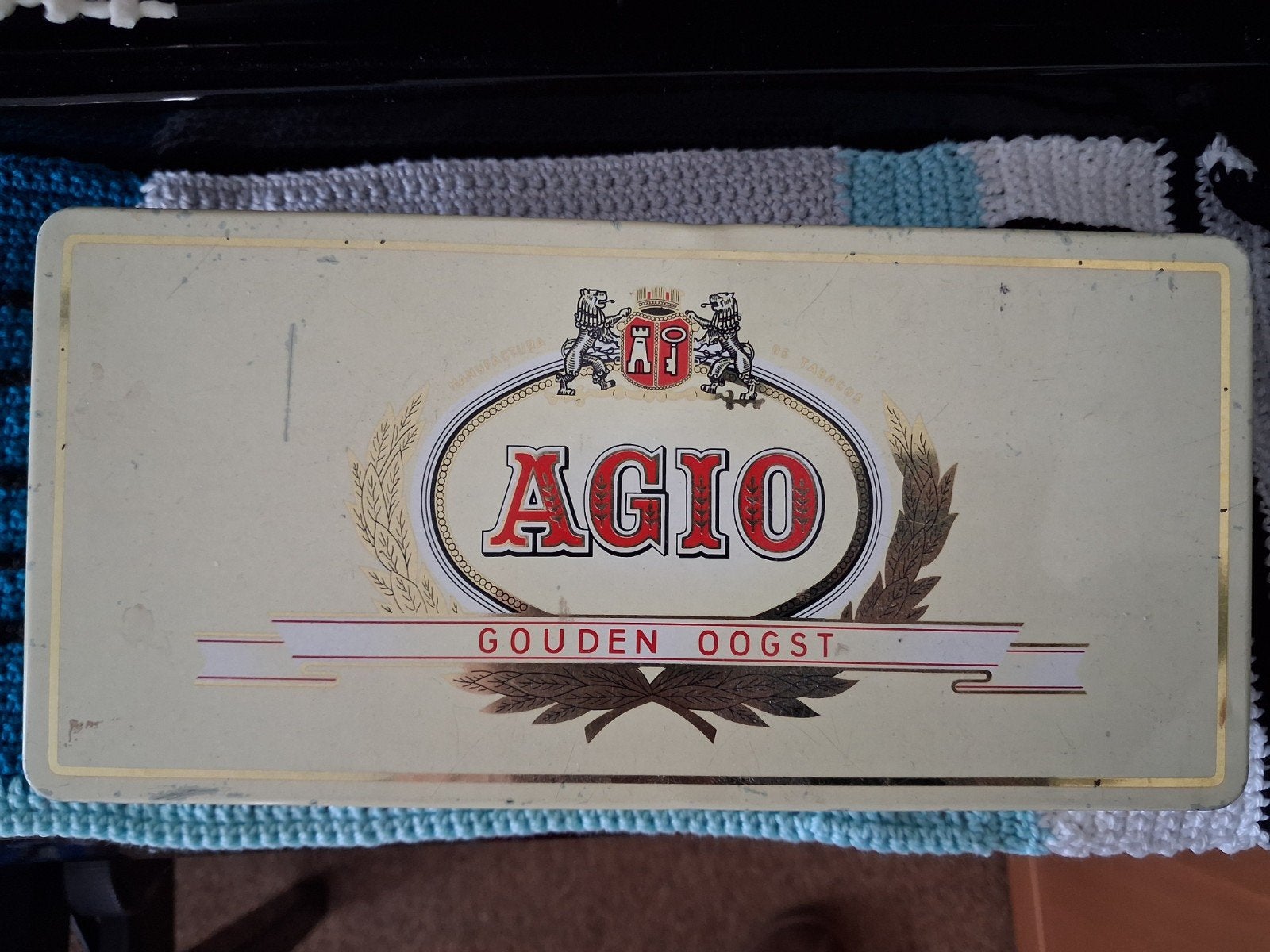 AGIO Sigarendoos - metaal, Verzamelen, Ophalen of Verzenden, Sigarenbandjes