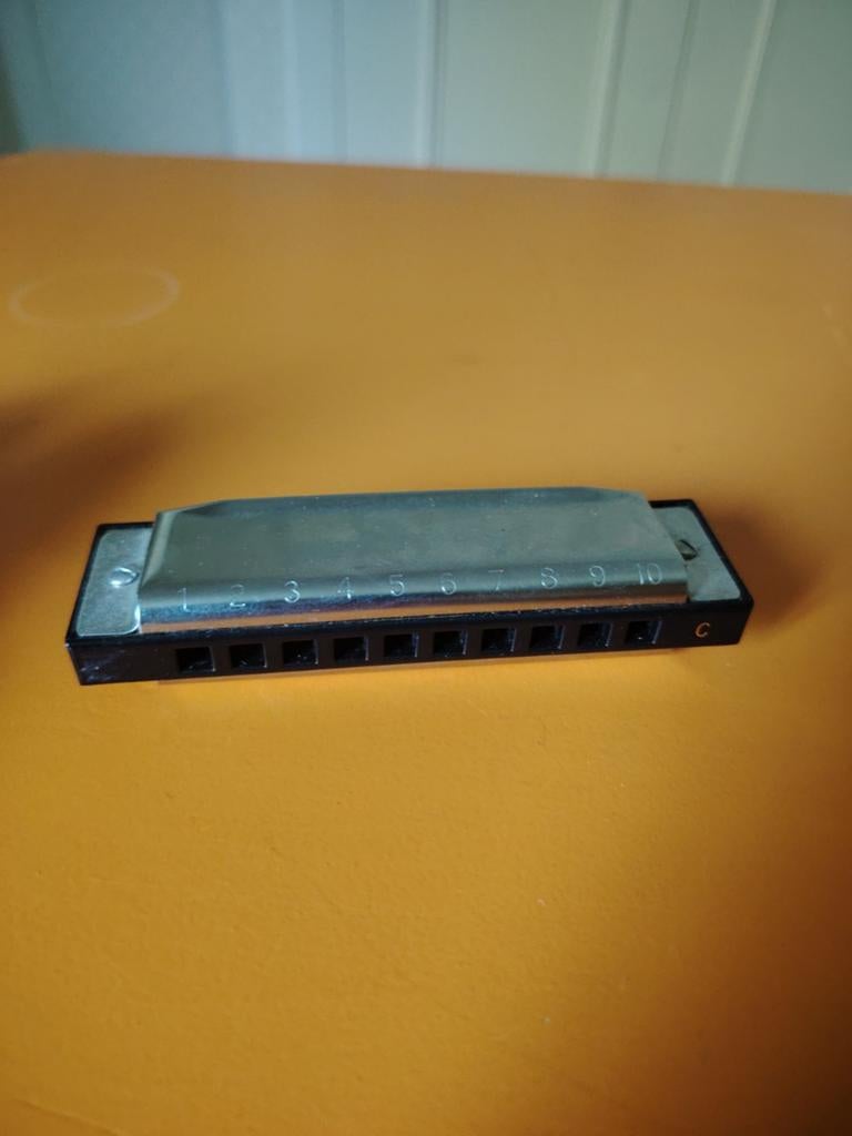 Mondharmonica in C - Gebruikt maar goed, Ophalen of Verzenden, Gebruikt, Diatonisch, C-mondharmonica
