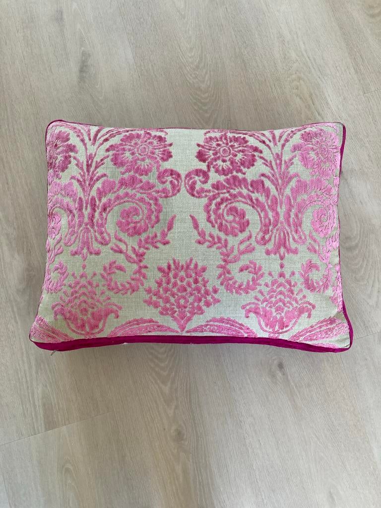 Designers Guild roze/paarse sierkussen, Ophalen, Gebruikt, Roze, Rechthoekig