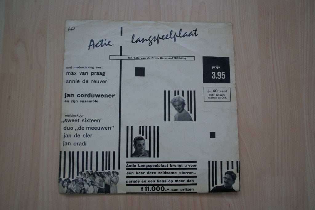 Vinyl, Actie langspeelplaat, mini lp, 1958, Gebruikt, Voor 1960, Ophalen of Verzenden, Levenslied of Smartlap