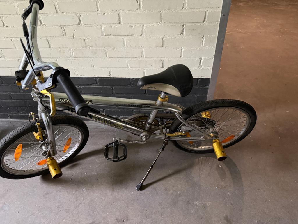 Goldbone Iron Bull BMX - Opknappertje, Fietsen en Brommers, Fietsen | Crossfietsen en BMX, Gebruikt, Staal, Velgrem, 20 tot 24 inch