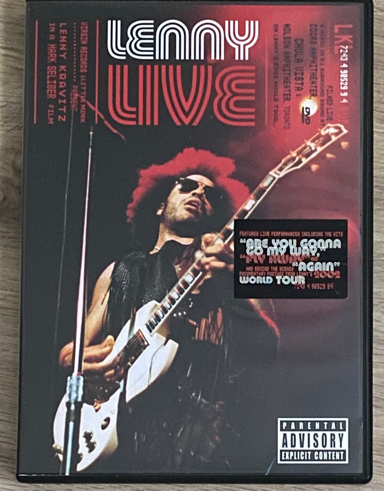 Lenny Kravitz Live Toronto 2002 DVD Dolby Digital 5.1, Cd's en Dvd's, Dvd's | Muziek en Concerten, Alle leeftijden, Ophalen of Verzenden