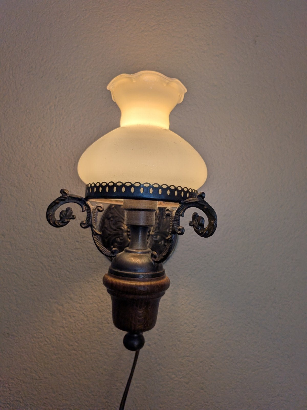 Klassieke Italiaanse Wandlamp (Reccagni Angelo)
Olielamp Sti, Ophalen, Zo goed als nieuw, Glas