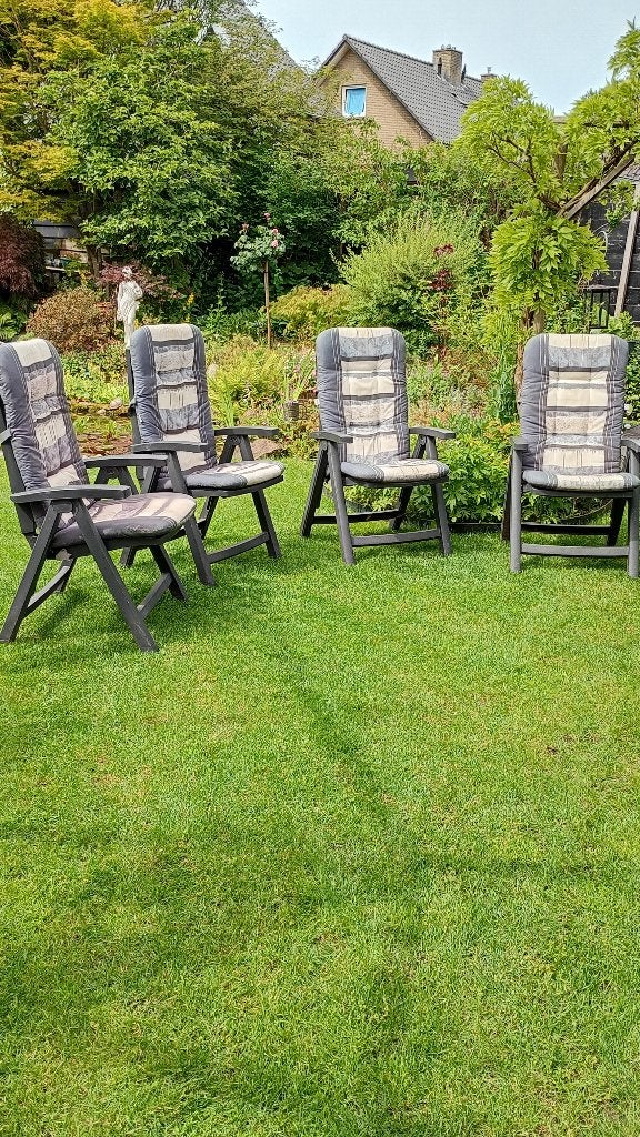 Tuinstoelen, Ophalen, Gebruikt, Kunststof, Inklapbaar