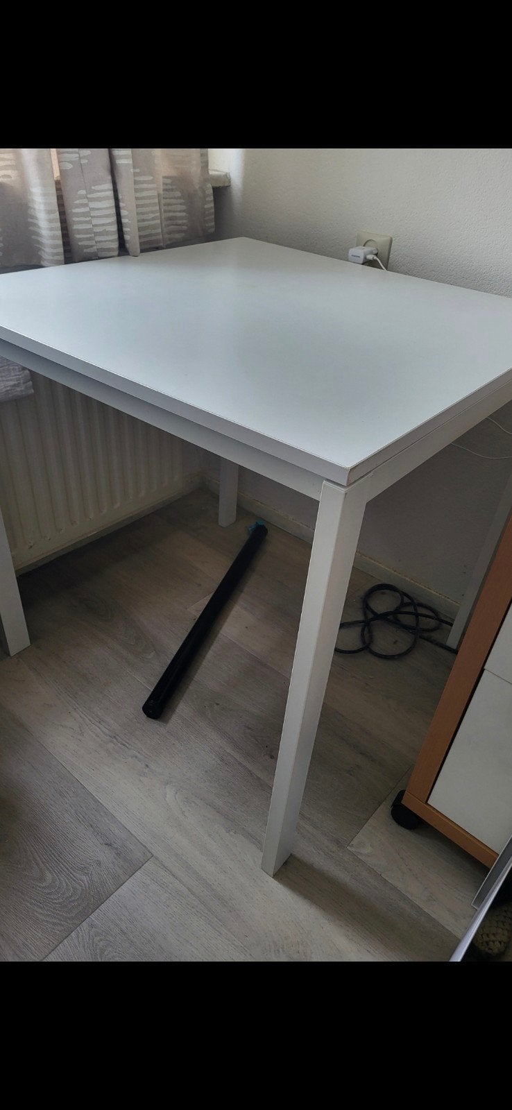 tafel 74 cm bij 74 cm wit, Ophalen, 50 tot 100 cm, Tot twee personen, 50 tot 100 cm