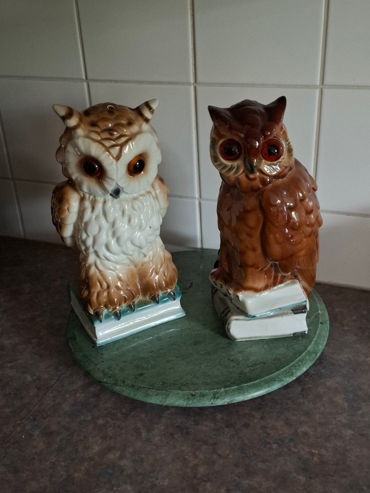 2  grote parfumlampjes uilen, Ophalen of Verzenden