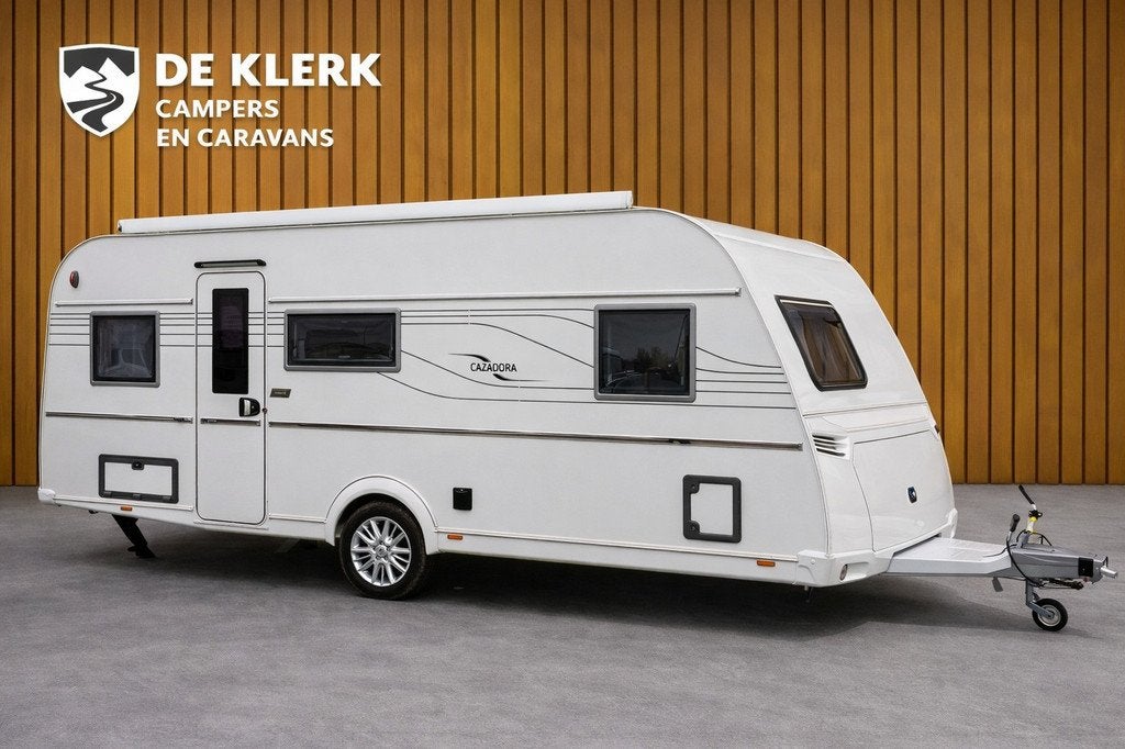 Tabbert Cazadora 490 TD (bj 2025), Tabbert, 7 tot 8 meter, Bedrijf, Info@deklerkcaravans.nl