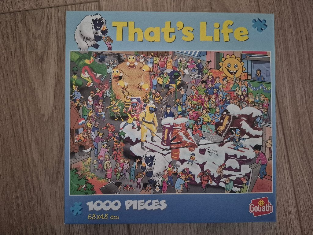 That's life puzzel 1000 stukjes - Carnaval, Ophalen, 500 t/m 1500 stukjes, Gebruikt, Legpuzzel