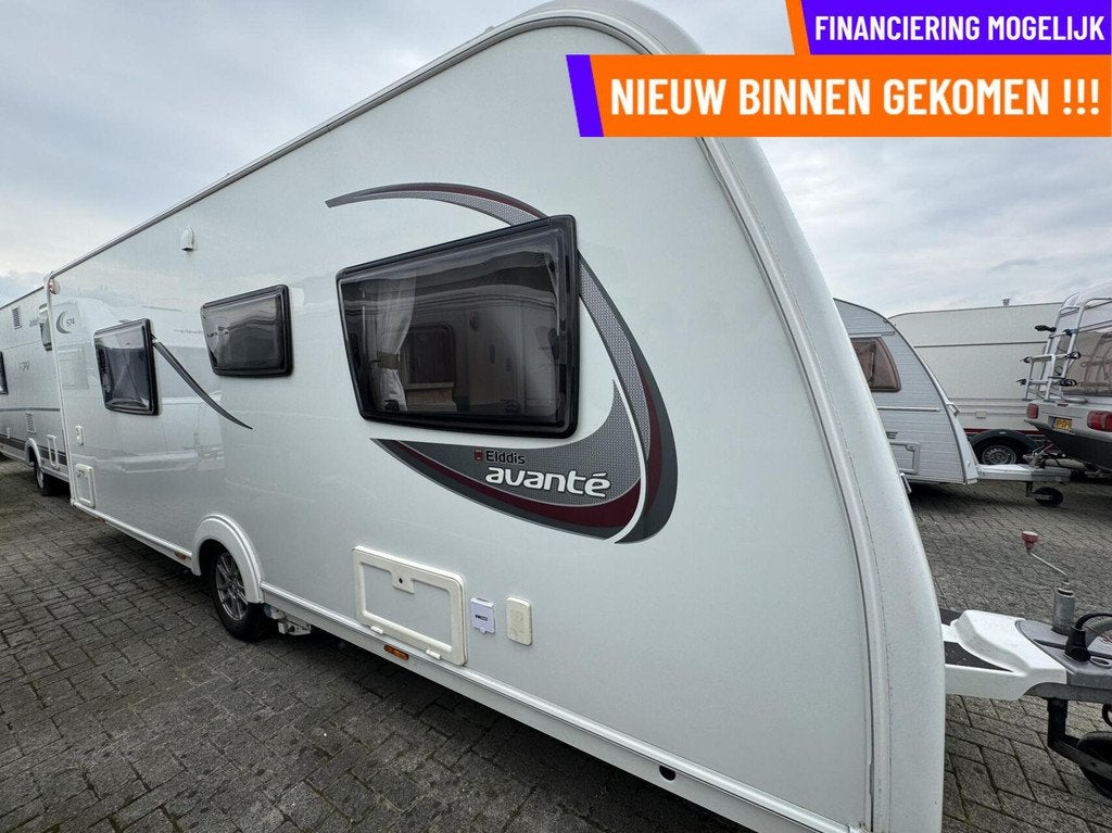 ELDDIS AVANTE 574, ENKELE BEDDEN, MOVER, LUIFEL, AIRCO, Caravans en Kamperen, Elddis, 7 tot 8 meter, Bedrijf, Mover