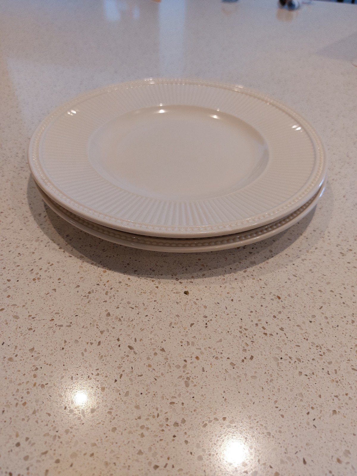 5x Wedgwood Windsor ontbijtborden - Zo goed als nieuw, Ophalen of Verzenden, Zo goed als nieuw, Porselein, Bord(en)