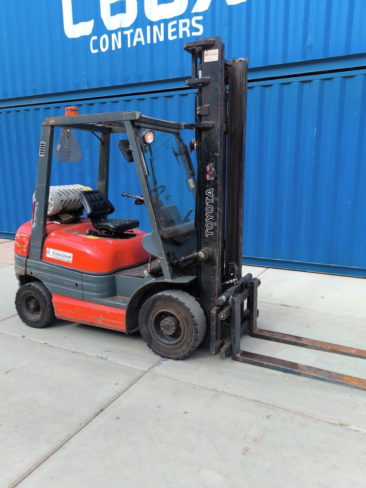Heftruck Toyota 6 serie lpg met sideshift, 1000 tot 2000 kg, Ophalen of Verzenden, LPG, Heftruck