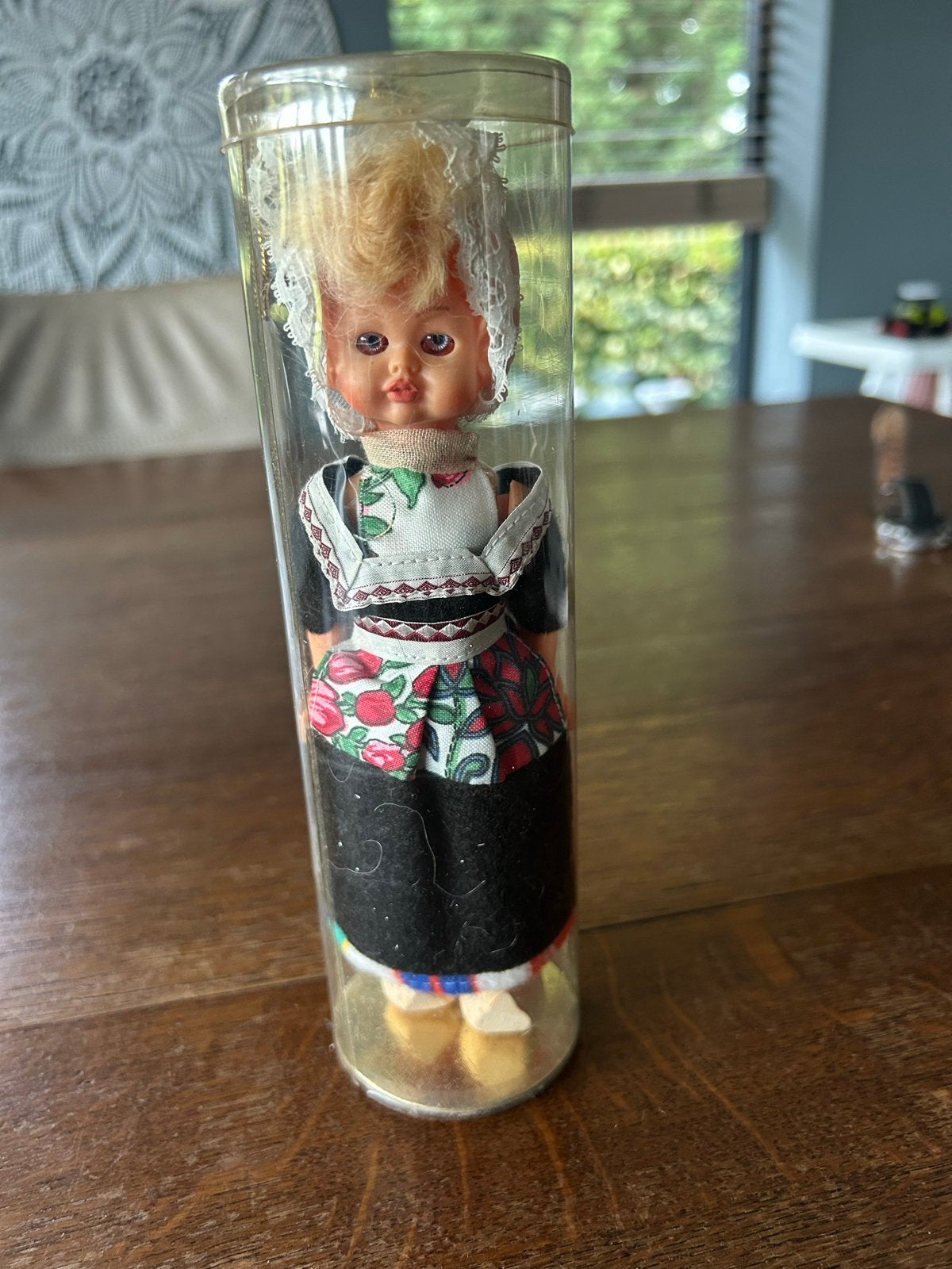 Vintage Hollandse pop in klederdracht - souvenir, Verzamelen, Ophalen of Verzenden, Zo goed als nieuw, Pop