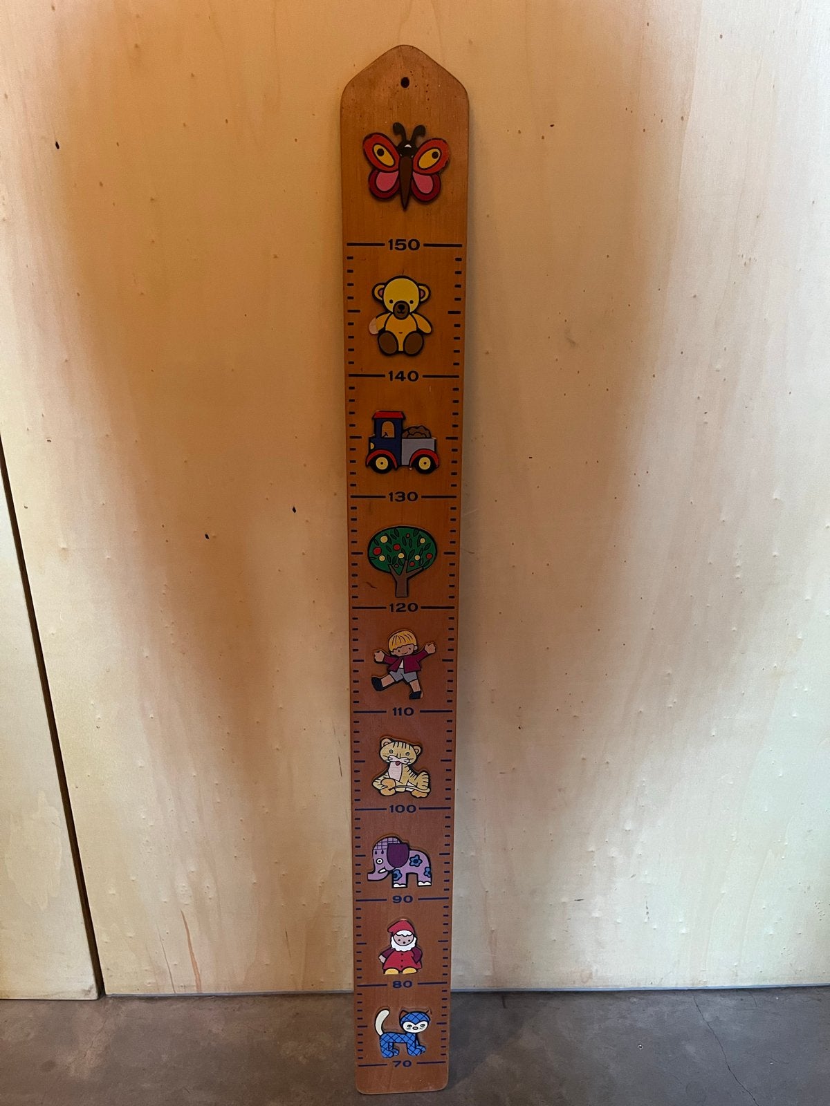 Vintage Houten Meetlat Kinderkamer - Groeimeter, Ophalen, Gebruikt, Overige merken, Wanddecoratie