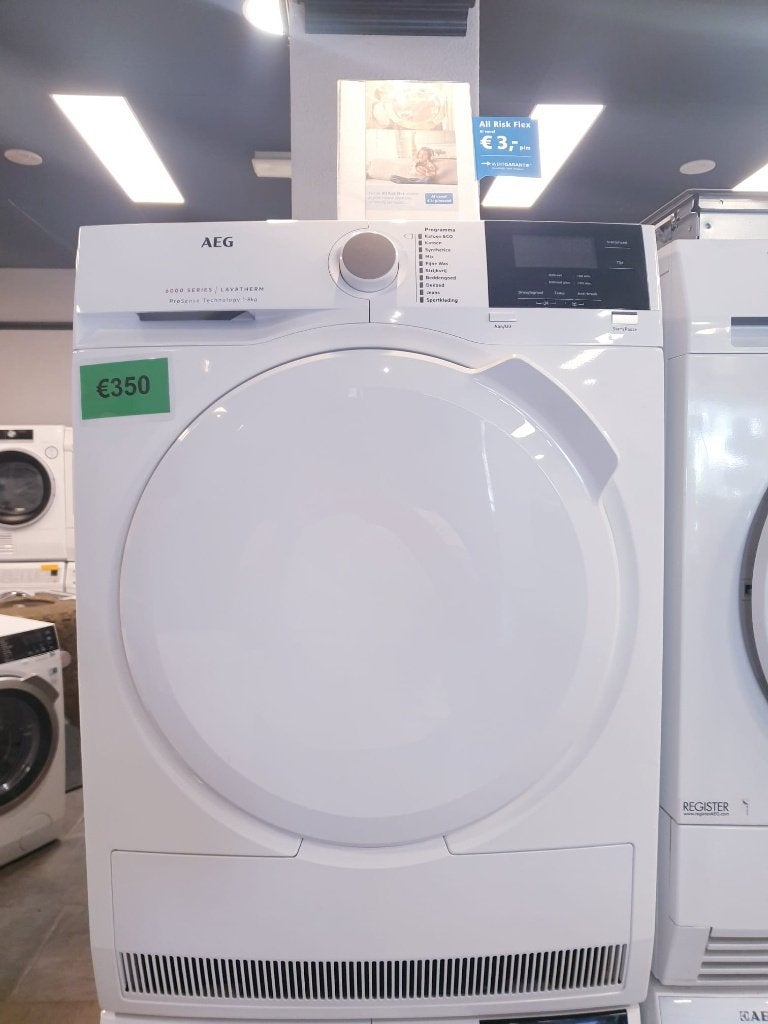 Condens droger AEG 8kg️️ ️6000Series INC GARANTIE, Ophalen, 6 tot 8 kg, Minder dan 85 cm, Zo goed als nieuw