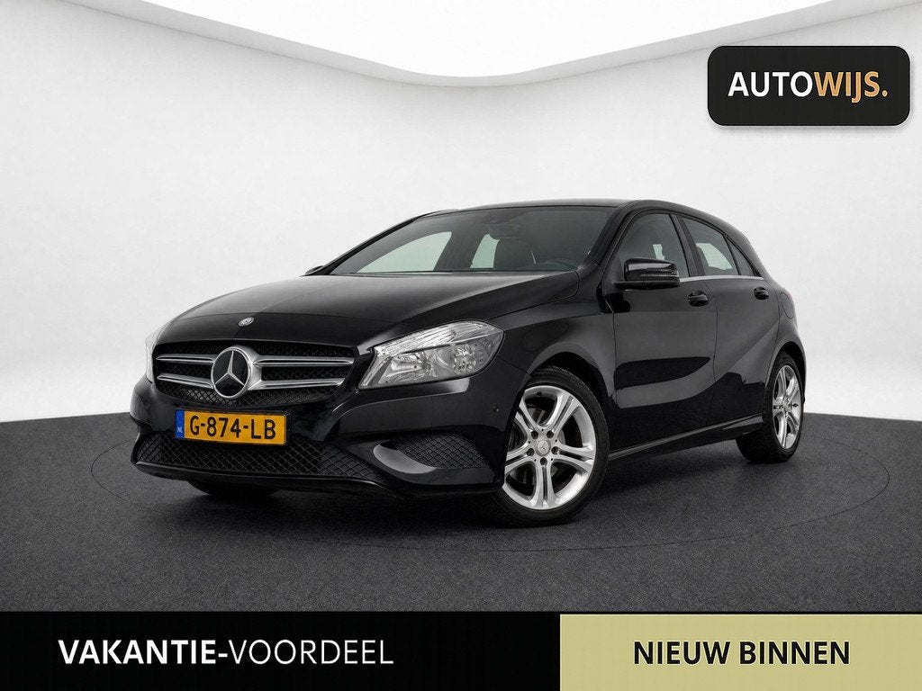 Mercedes-Benz A-klasse 180 Prestige|NAVI|STOELVERW|LM-VELG|G, Auto's, Voorwielaandrijving, Gebruikt, 4 cilinders, Leder en Stof