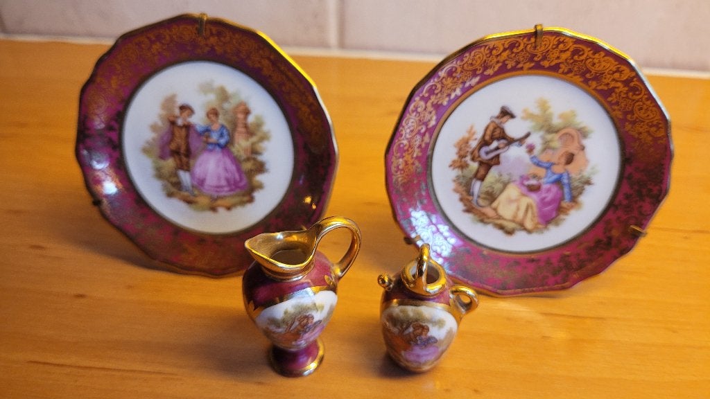 Limoges porselain/porselein frankrijk, Ophalen of Verzenden