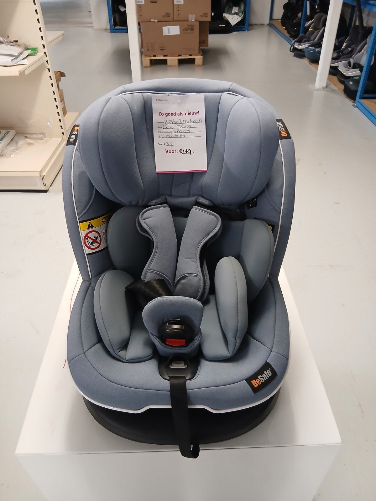 Besafe izi modular x1 Autostoel, 9 t/m 18 kg, Zo goed als nieuw, Isofix, Ophalen