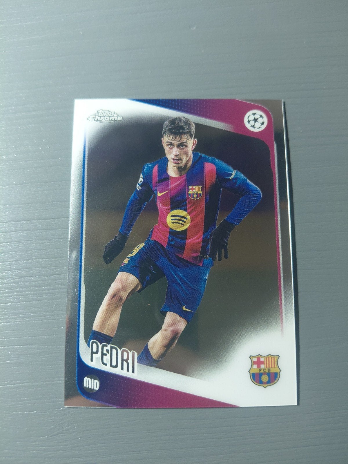 pedri (fc barcelona) topps flagship chrome, Ophalen of Verzenden, Nieuw, Buitenlandse clubs, Spelerskaart