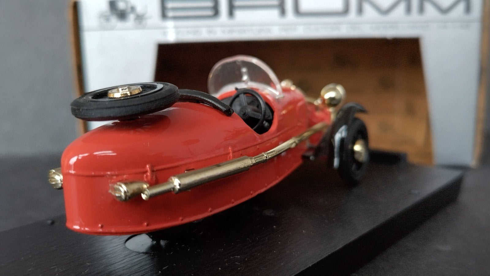 Morgan MX4 Super Sport 1935 1:43 Brumm Pol, Hobby en Vrije tijd, Modelauto's | 1:43, Overige merken, Auto, Verzenden, .