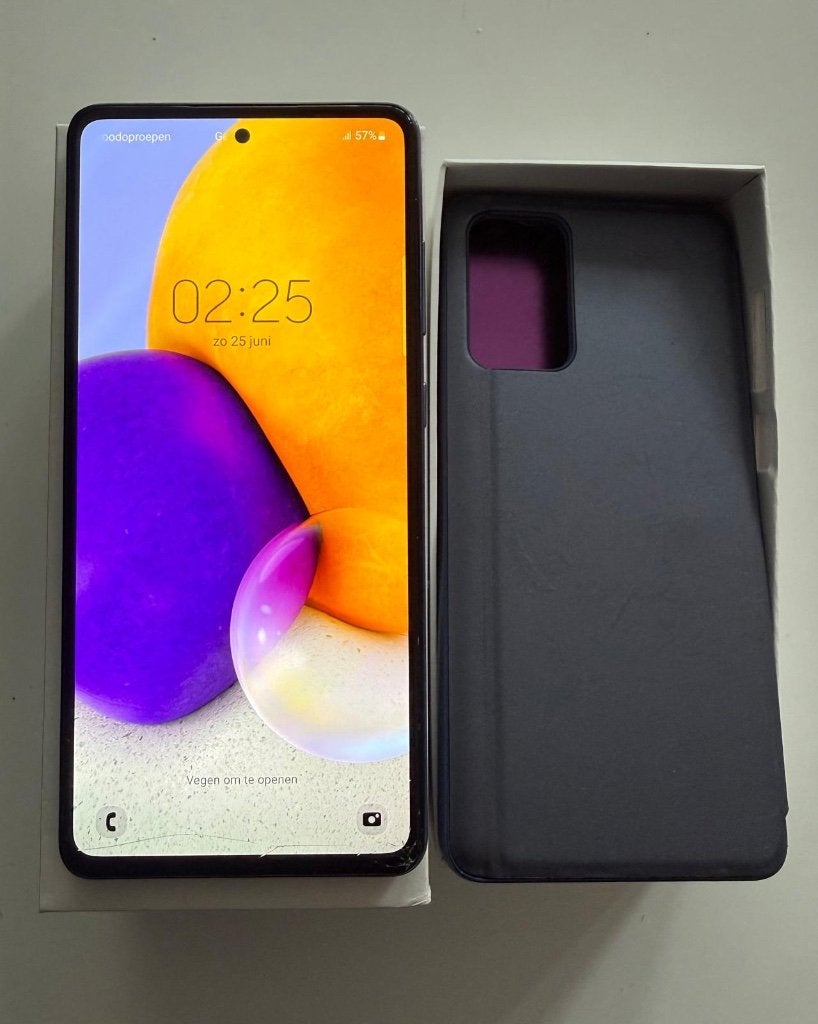 En super mooie Samsung A72 met 128gb Te koop of ruilenHet, Paars, Touchscreen, Ophalen of Verzenden, Zo goed als nieuw