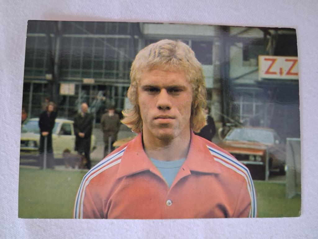 Wim Rijsbergen wereldkampioenschappen voetbal 1974, Ophalen of Verzenden, Zo goed als nieuw, Poster, Plaatje of Sticker