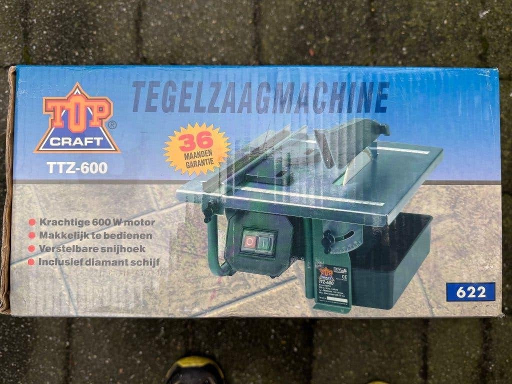 TEGELZAAGMACHINE TOP CRAFT, Top craft, Overige typen, Nieuw, 600 tot 1200 watt