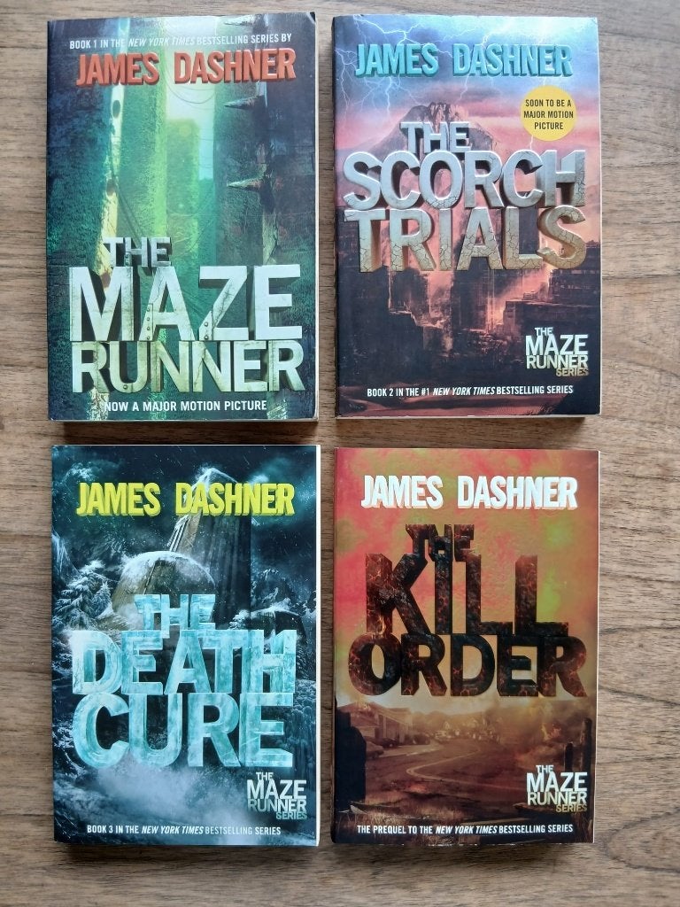 Complete boxset Maze runner books by James Dashner, Verzenden, Gelezen, James Dashner