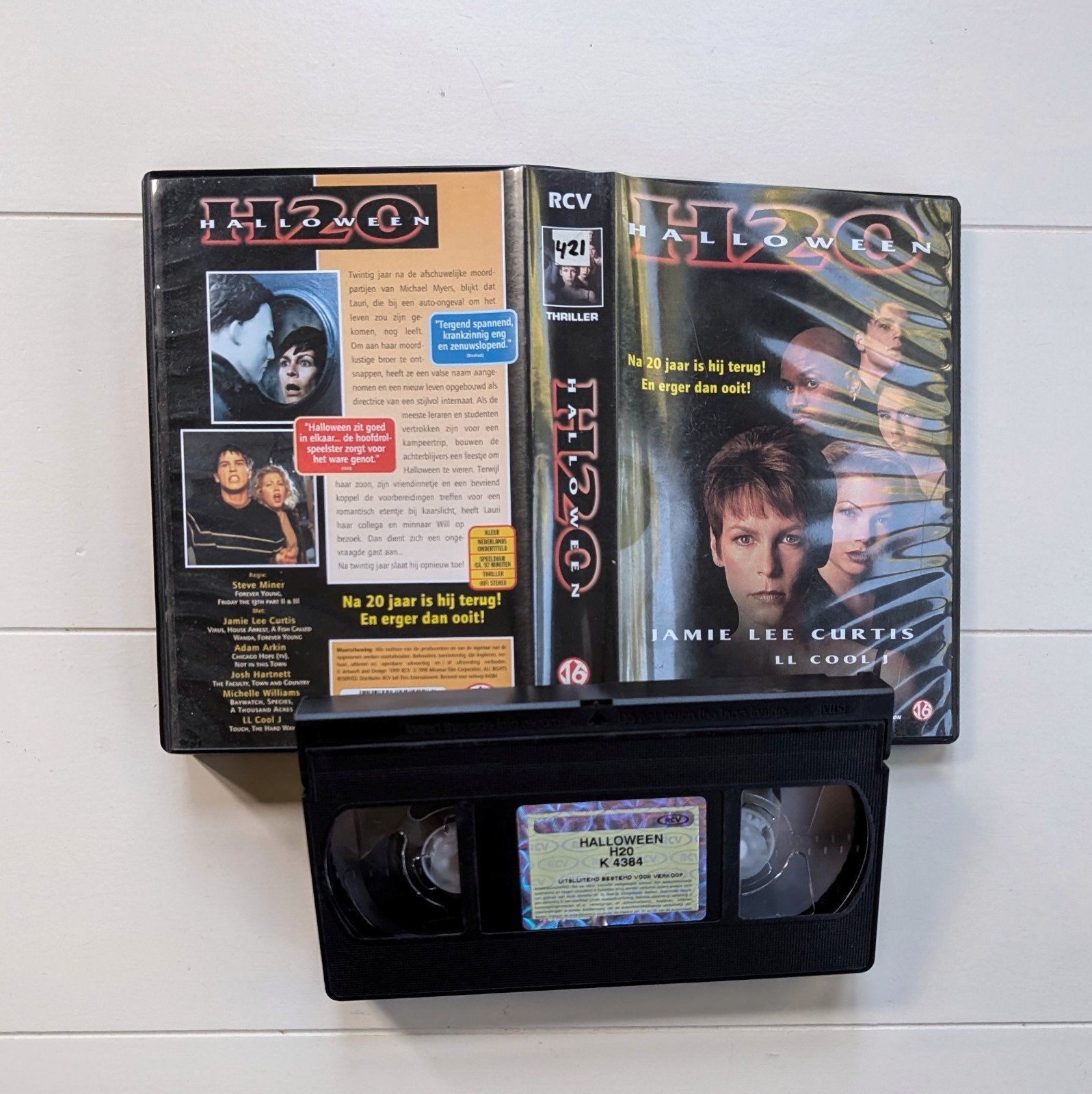 Halloween H20 (1998) VHS Videoband, Horror Classic, Vanaf 16 jaar, Verzenden, Zo goed als nieuw, Horror