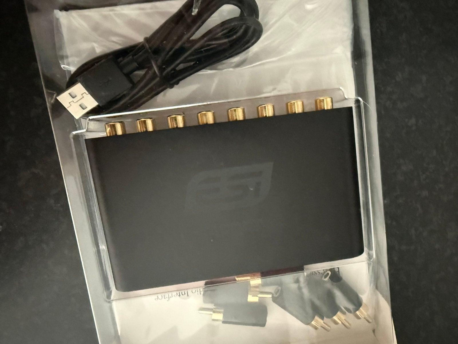 ESI Gigaport eX + 6 RCA naar 3.5 mm Jack Adapters, Ophalen of Verzenden, Zo goed als nieuw, Minder dan 2 meter, Overige kabels