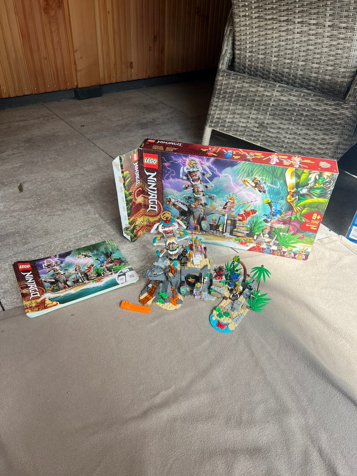Lego ninjago 71747, Lego, Ophalen of Verzenden, Zo goed als nieuw, Compleet