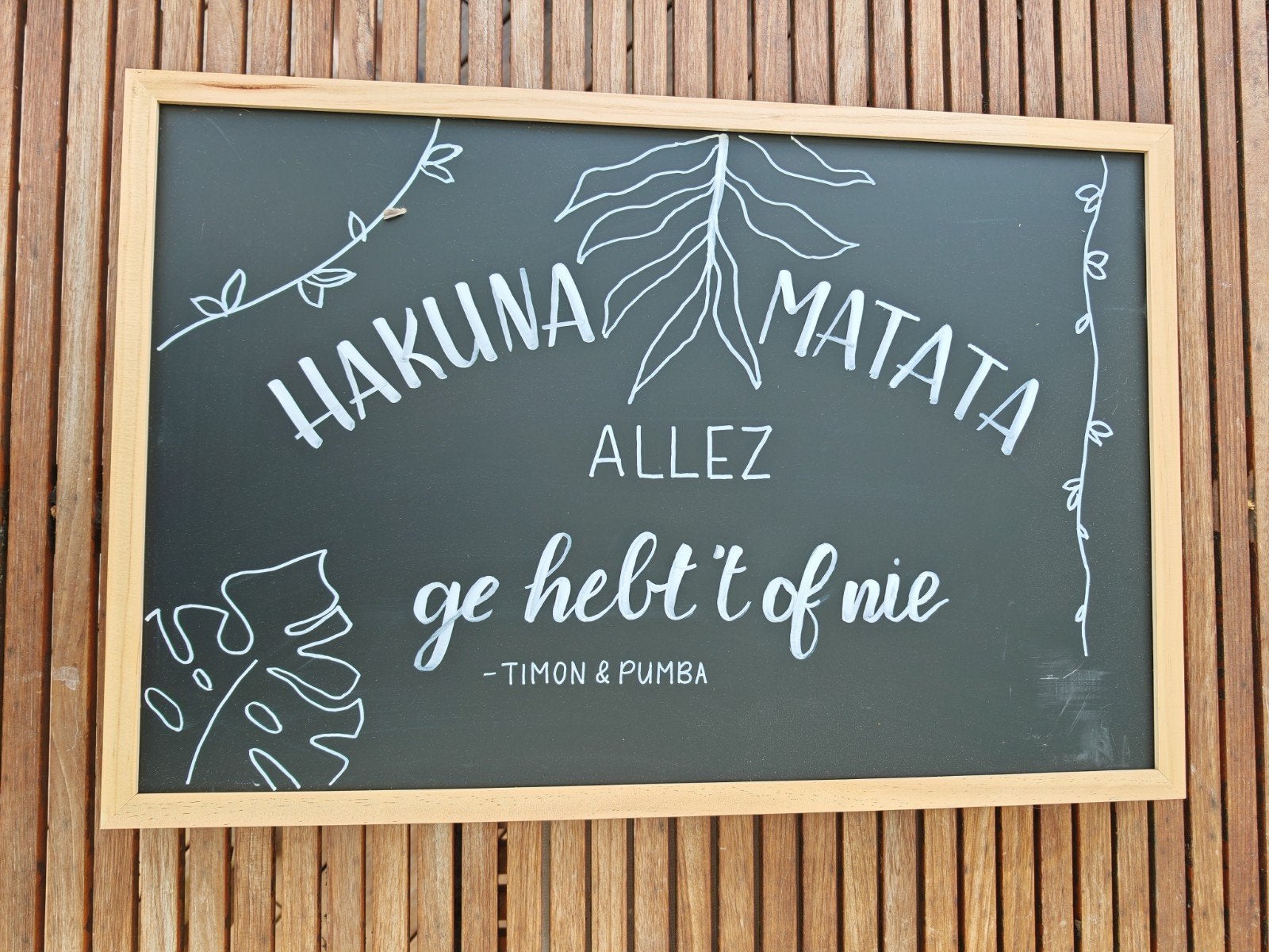 Songtekst op krijtbord 40x60cm Queen, Lion King, P!nk, Odell, Eigen ontwerp, Ophalen of Verzenden, 60 cm, Overige stijlen