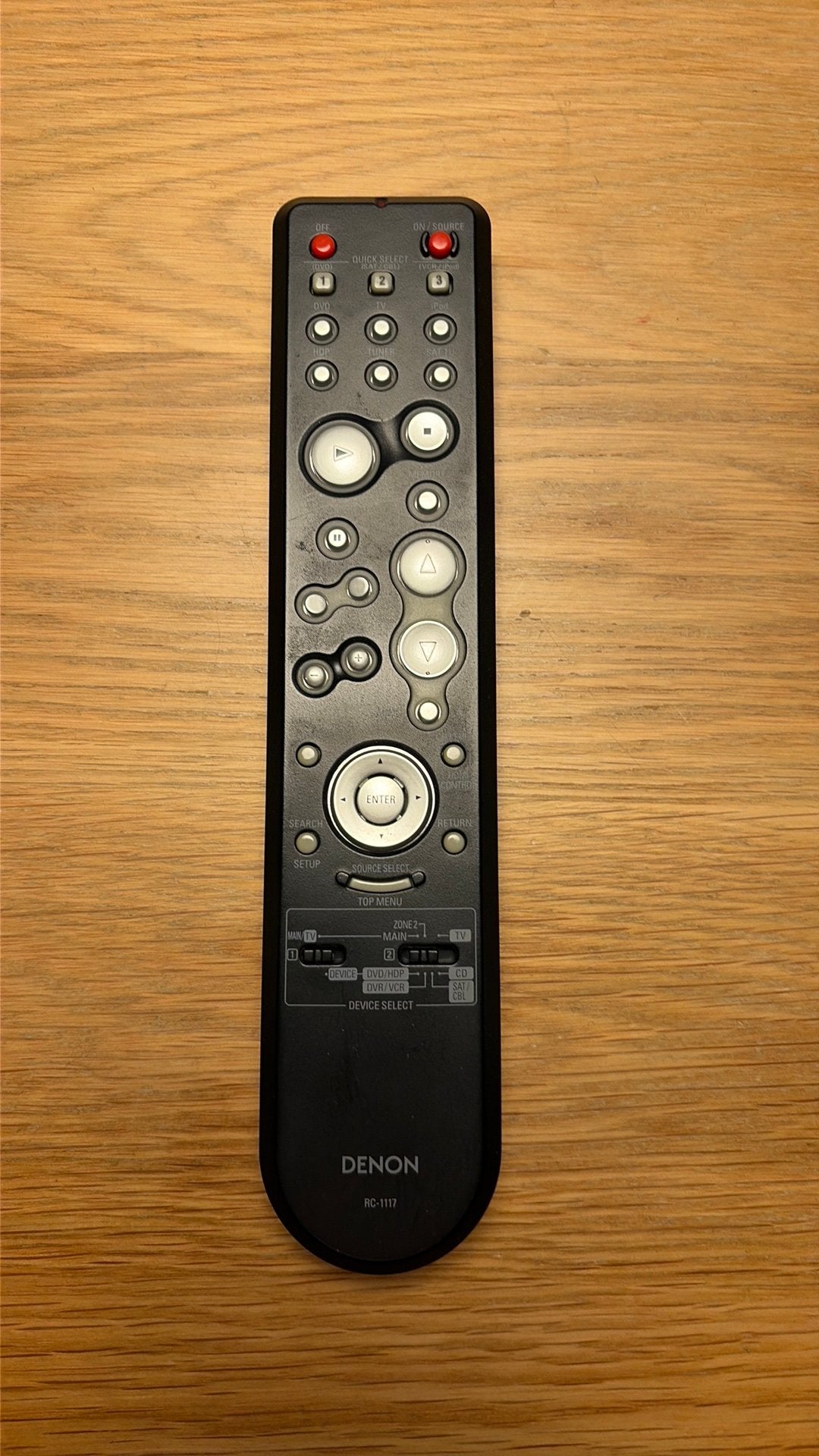 Denon afstandsbediening RC-1117, Ophalen of Verzenden, Zo goed als nieuw