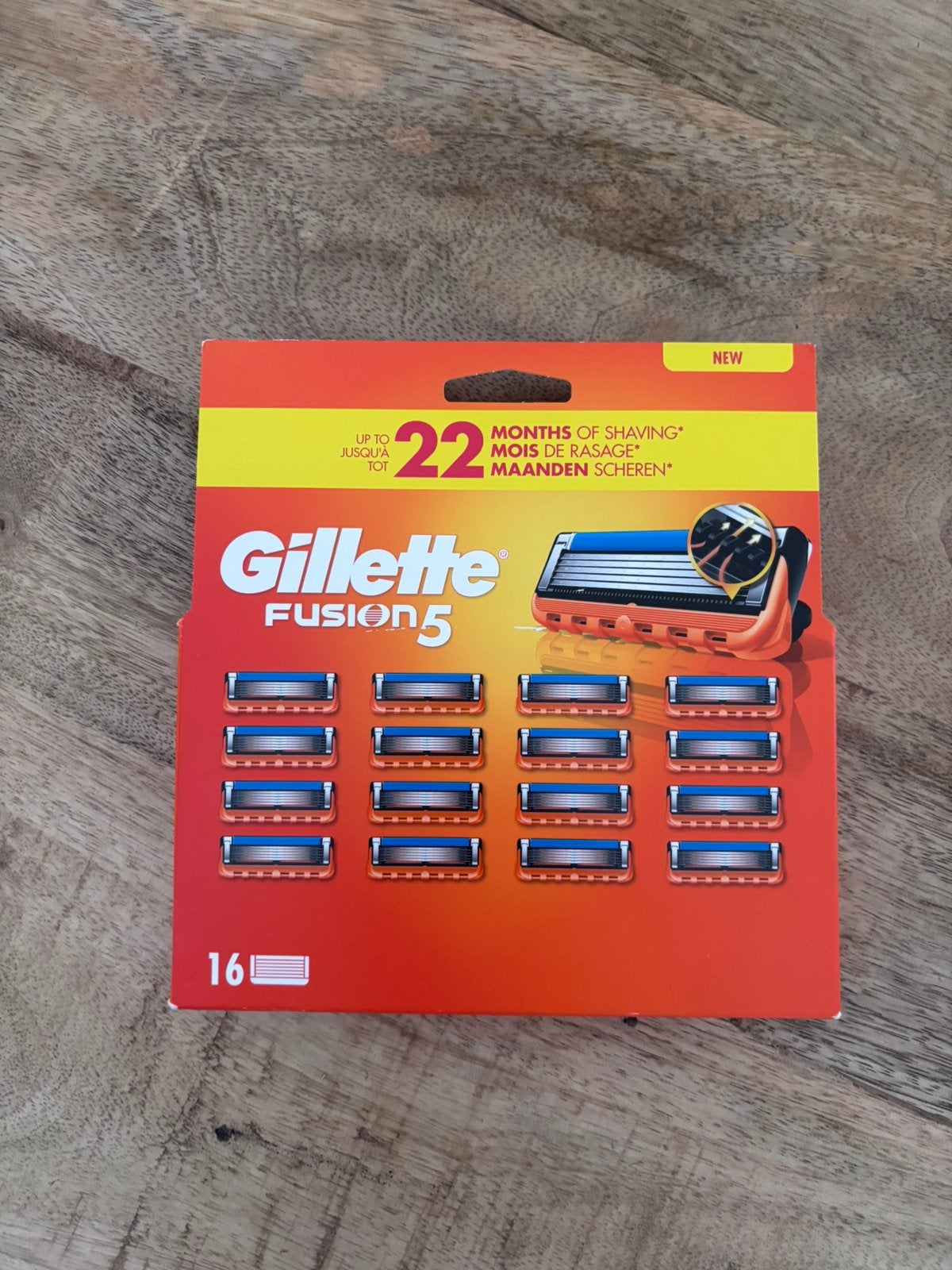 Gillette Fusion 5 Scheermesjes - Grootverpakking 16 Stuks, Ophalen of Verzenden, Nieuw, Gehele gezicht, Verzorging