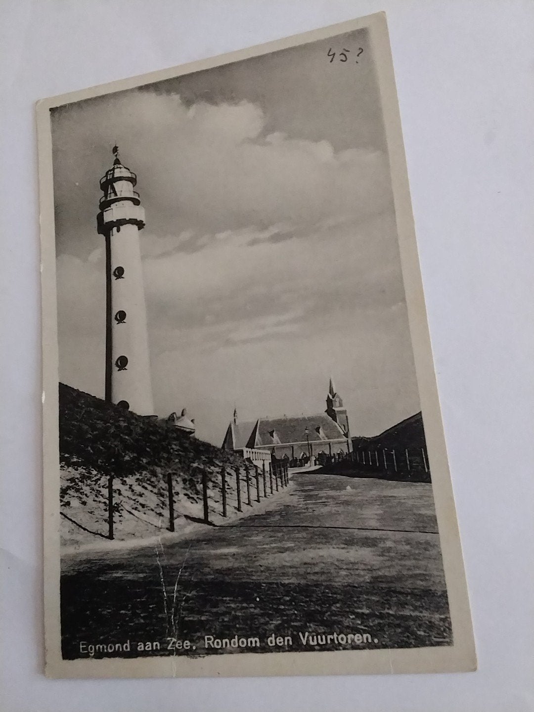 Ansichtkaart Egmond aan Zee, Rondom den Vuurtoren, Ophalen of Verzenden, Noord-Holland